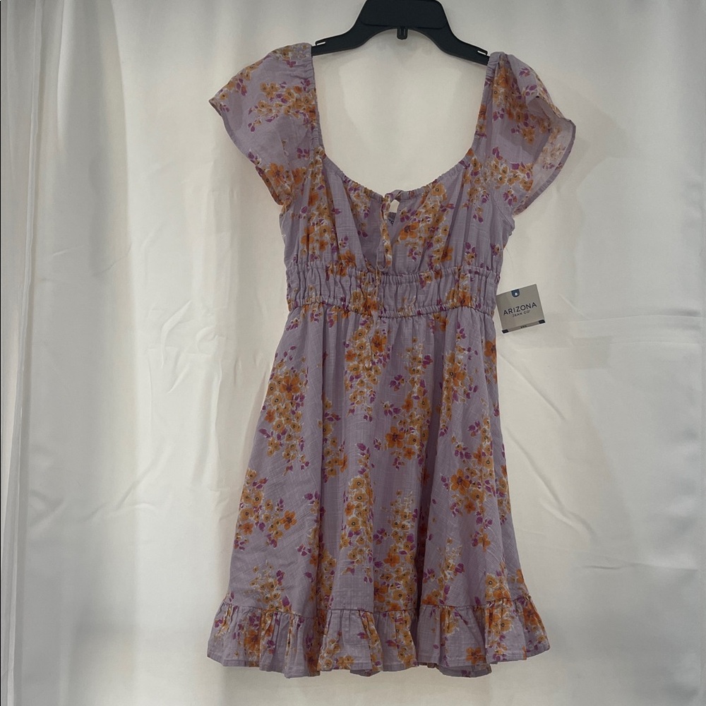 Arizona Jean Company Purple Floral Midi Dress